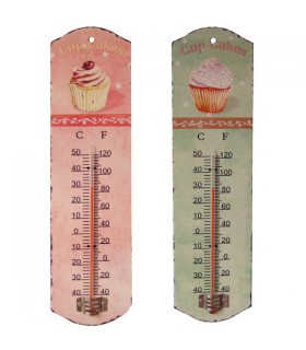 Thermomètre métal cupcake