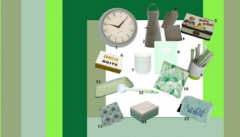 Le vert dans toutes ses déclinaisons.